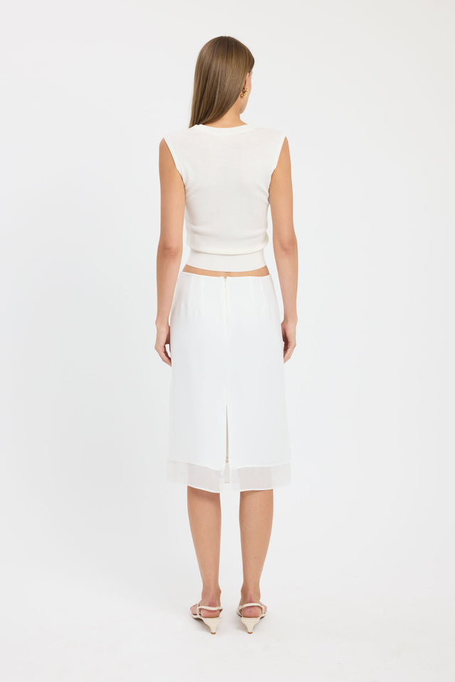 Maria Chiffon Midi Skirt