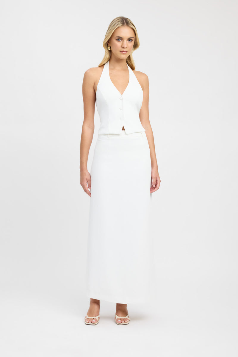 Buy Oyster Midi Skirt Natural White Online Australia