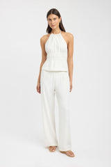 Maria Gathered Halter Top