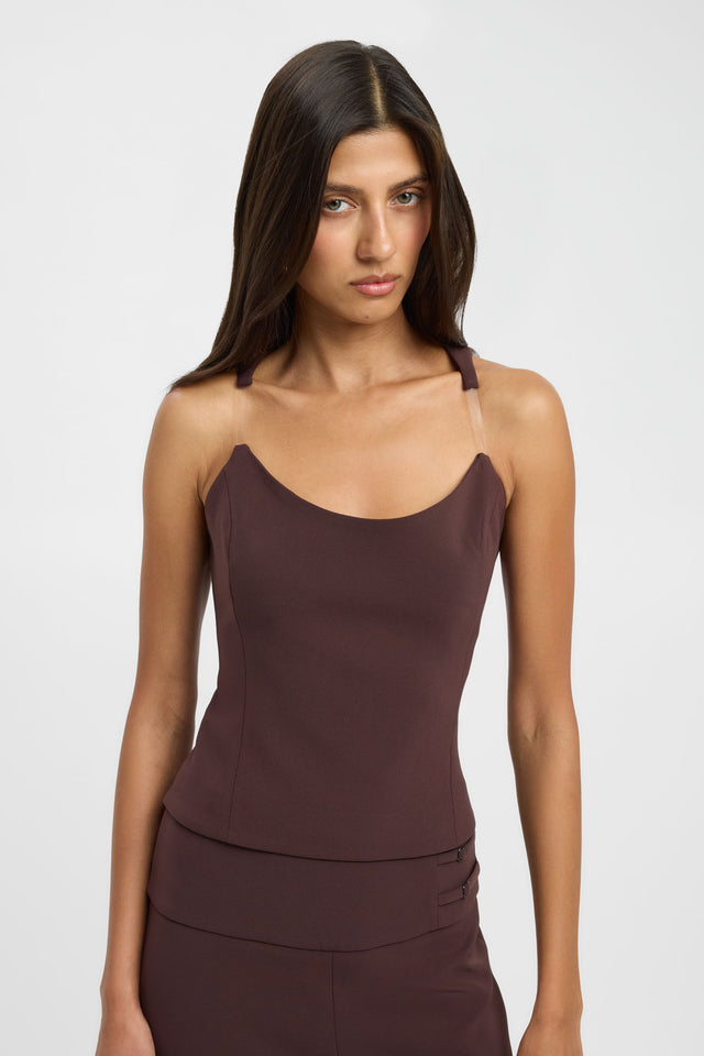 Astra Clear Strap Top