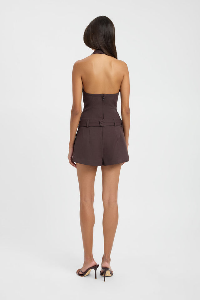 Ariel Scoop Halter Top