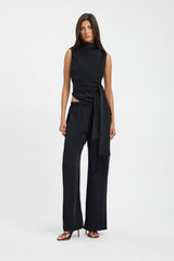 Maria Fringed Sash Top