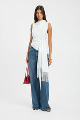 Maria Fringed Sash Top