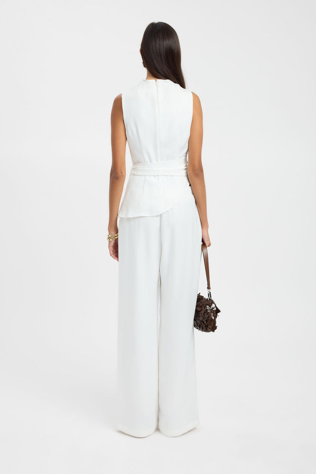 Maria Fringed Sash Top