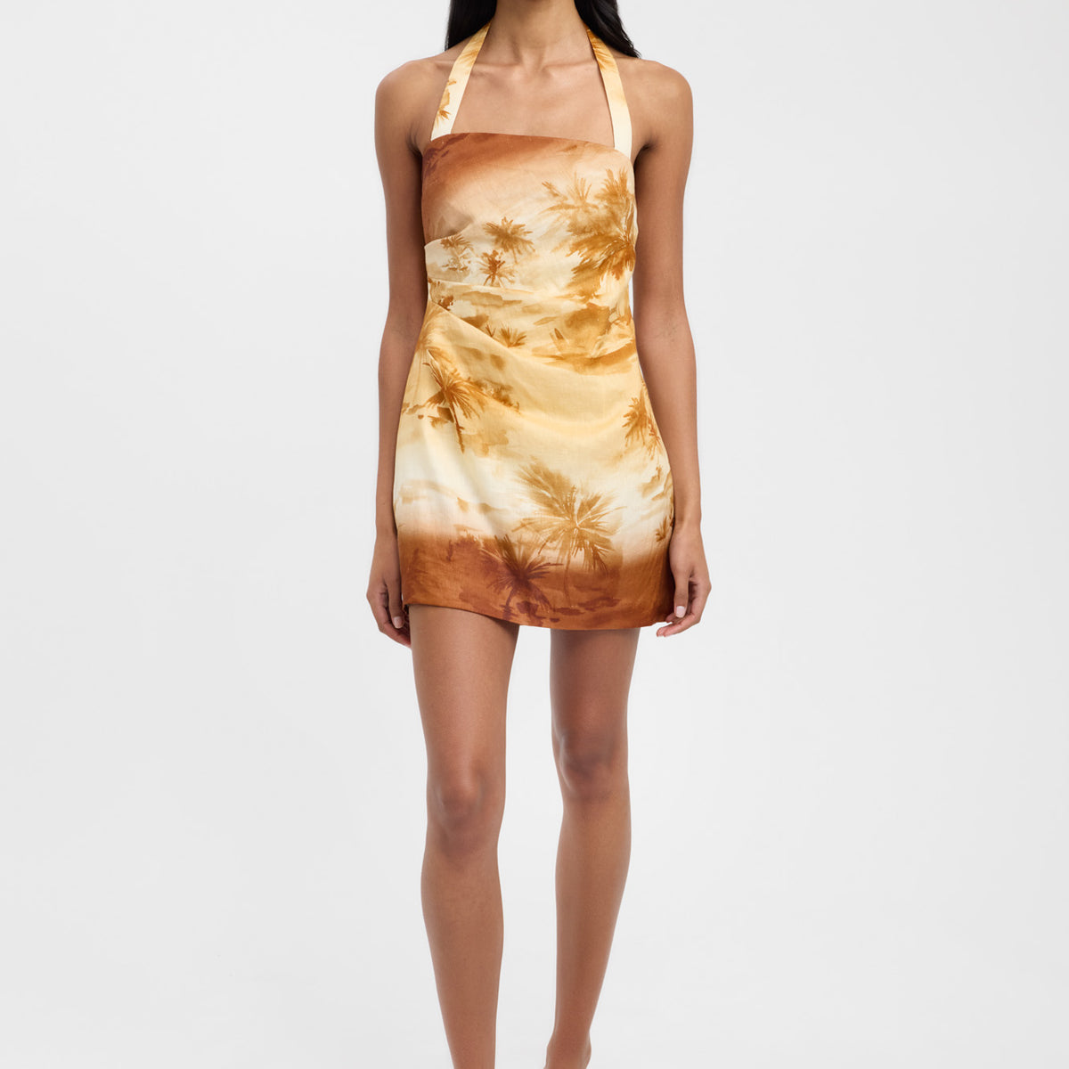 Maui Halter Mini Dress