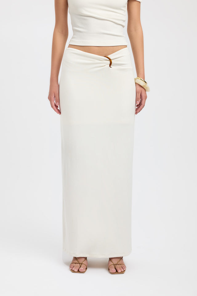 front Tatum Maxi Skirt Kookai Straight Maxi womens-skirts 