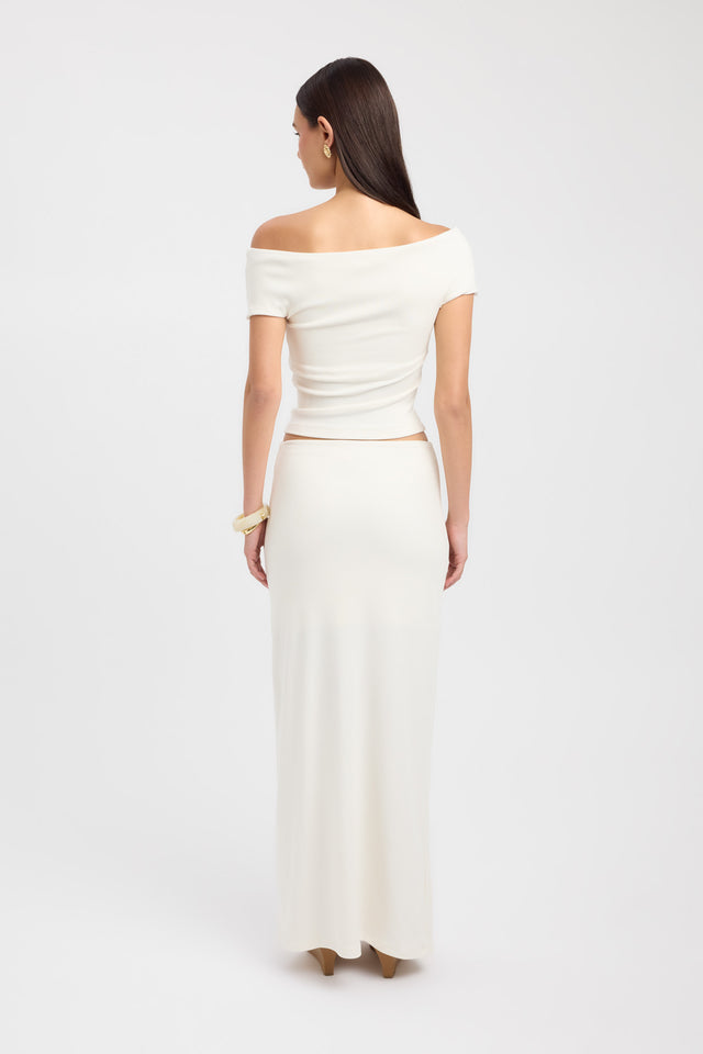 back Tatum Maxi Skirt Kookai Straight Maxi womens-skirts 