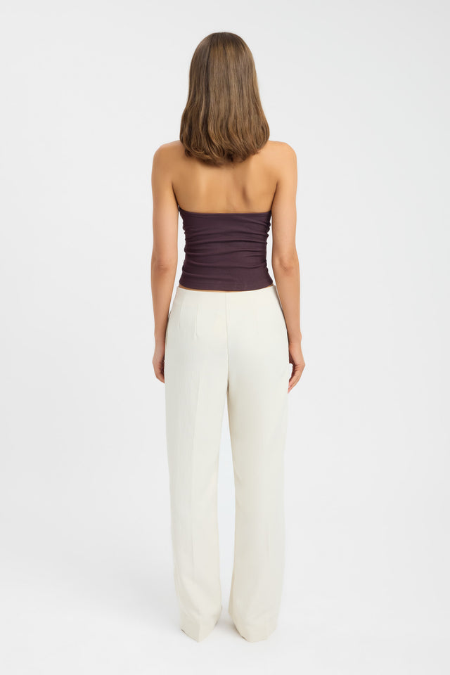 back Gia Top Kookai Fitted V-neck Sleeveless Womens-Blouse 
