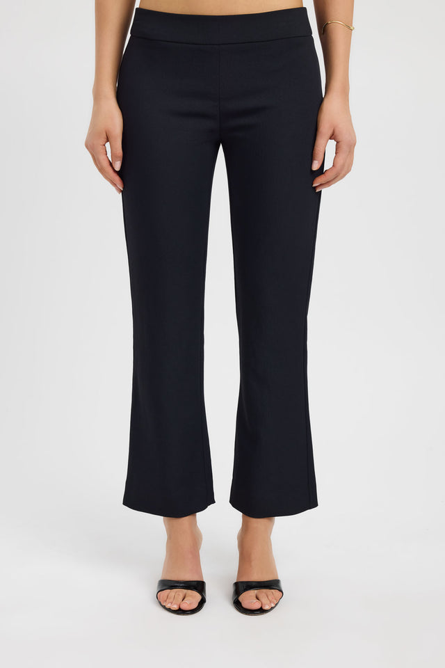 Featuring the Ariel Staple Pant in womens regular pants with high-rise waist and black detail