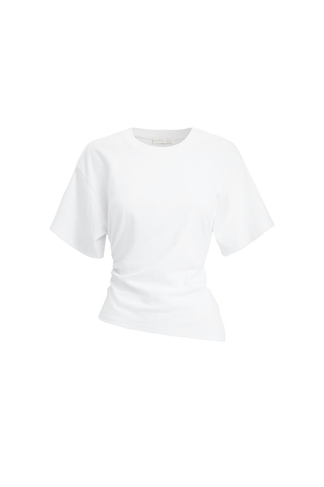 back Nova Tee Kookai Fitted Roundneck Short sleeves Womens-Blouse 