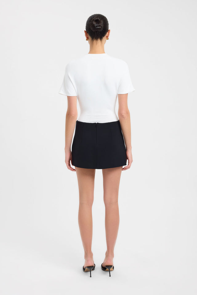 Presenting the Alto Core Mini Skirt in womens-skirts with straight hem, mini length, and black colour product