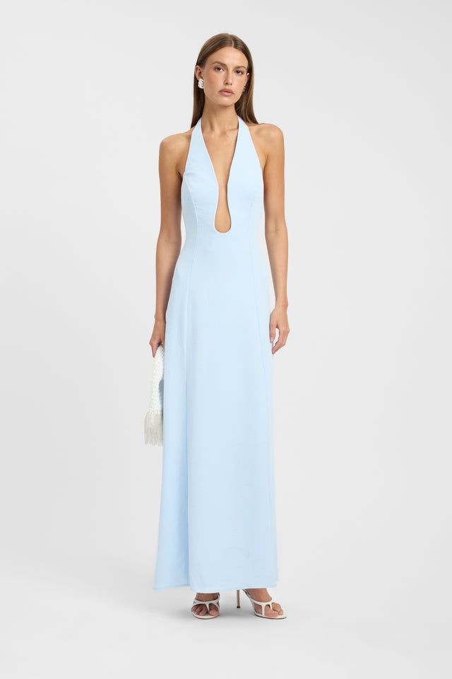 Oyster Low Cut Maxi Dress