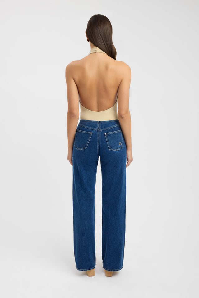 back Eva Bodysuit Kookai High-neck black womens-bodysuit 