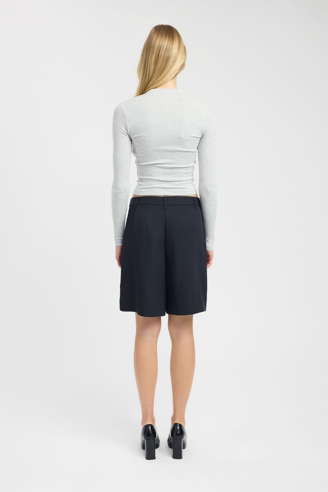back Jasie Long Sleeve Top Kookai Fitted V-neck Long sleeve Womens-Blouse 
