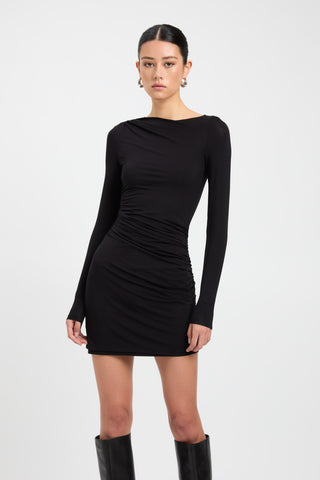 Buy Ashlee Long Sleeve Mini Dress Black Online | Australia