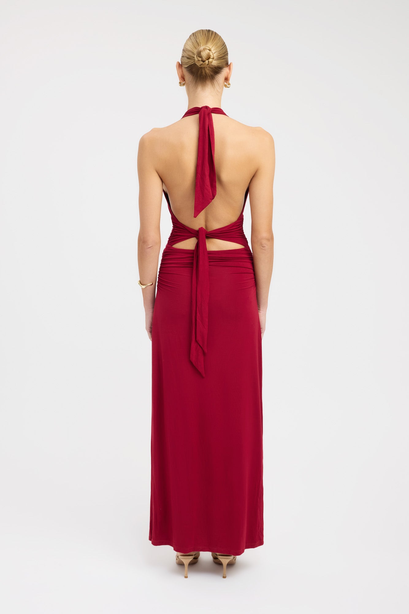wine coloured maxi dress Leni Maxi Dress – KOOKAÏ Australia