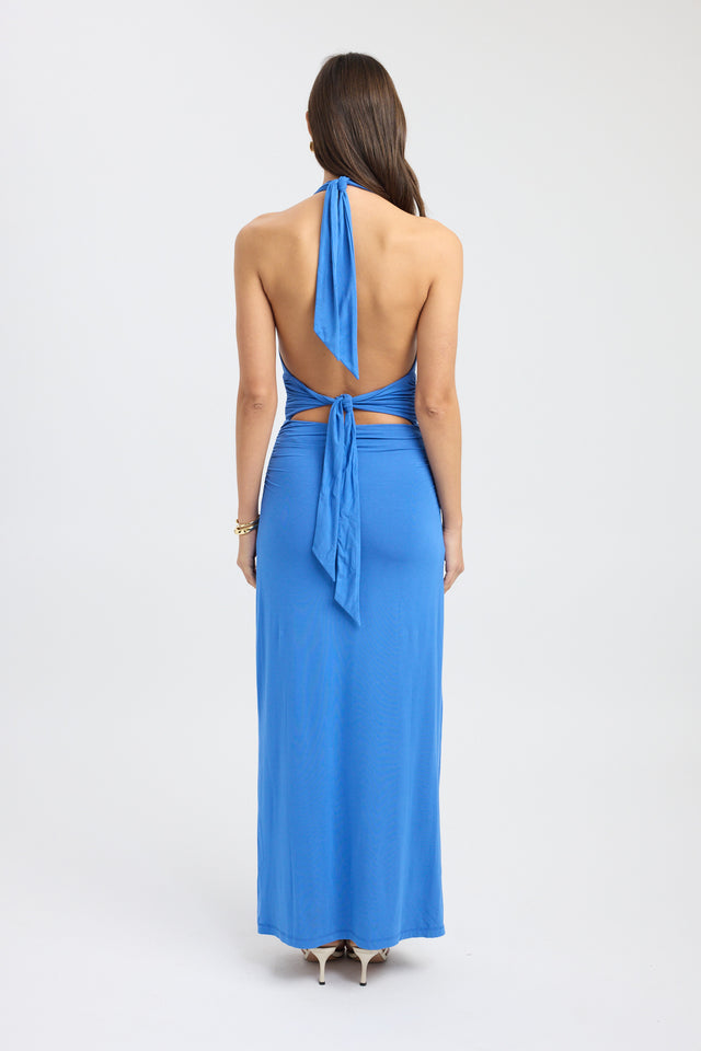 back Leni Maxi Dress Kookai Bodycon Maxi Fitted Plungeneck womens-dresses 
