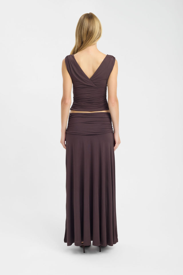 back Arlo Maxi Skirt Kookai Straight Maxi womens-skirts 
