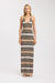 Chelsea Stripe Low Back Dress