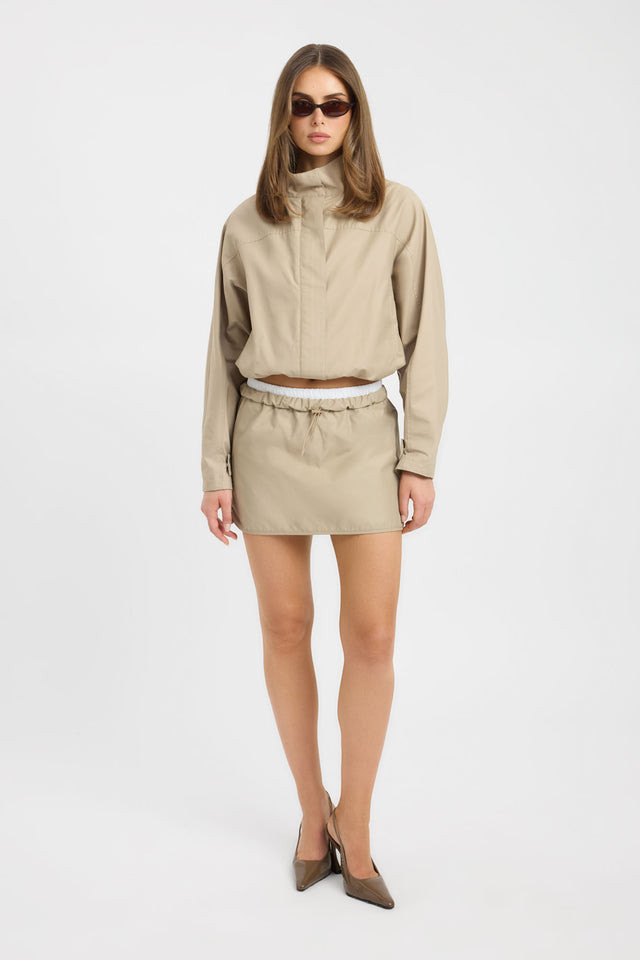 Spencer Contrast Mini Skirt