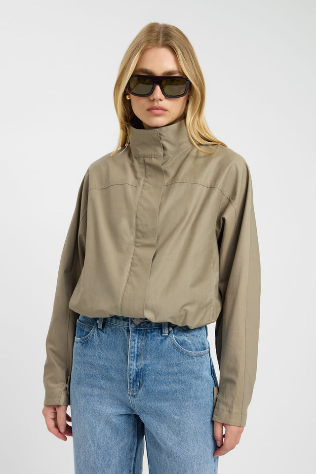 front Spencer Spray Jacket Kookai Long sleeve Regular Short womens-coats-and-jackets 