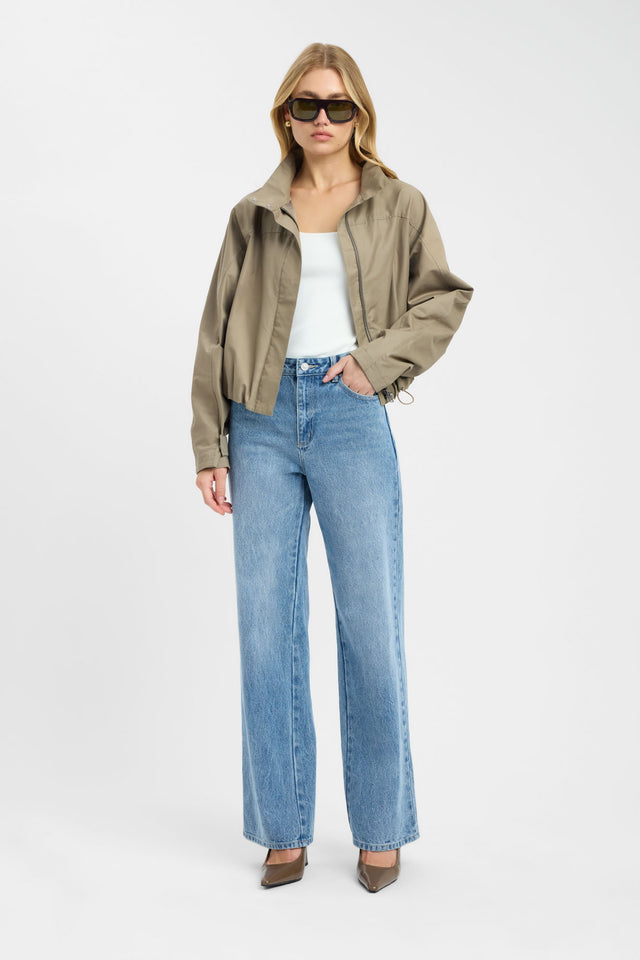 side Spencer Spray Jacket Kookai Long sleeve Regular Short womens-coats-and-jackets 