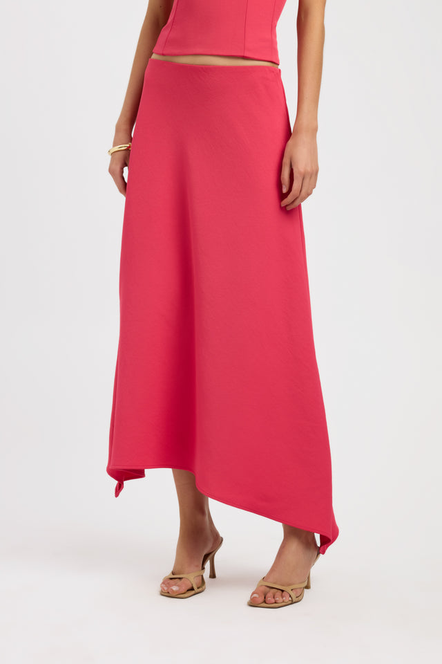 front Ariel Maxi Skirt Kookai Asymmetry Maxi womens-skirts 