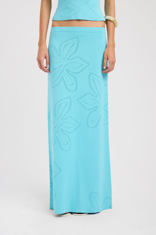 front Cancun Maxi Skirt Kookai Straight Maxi womens-skirts 