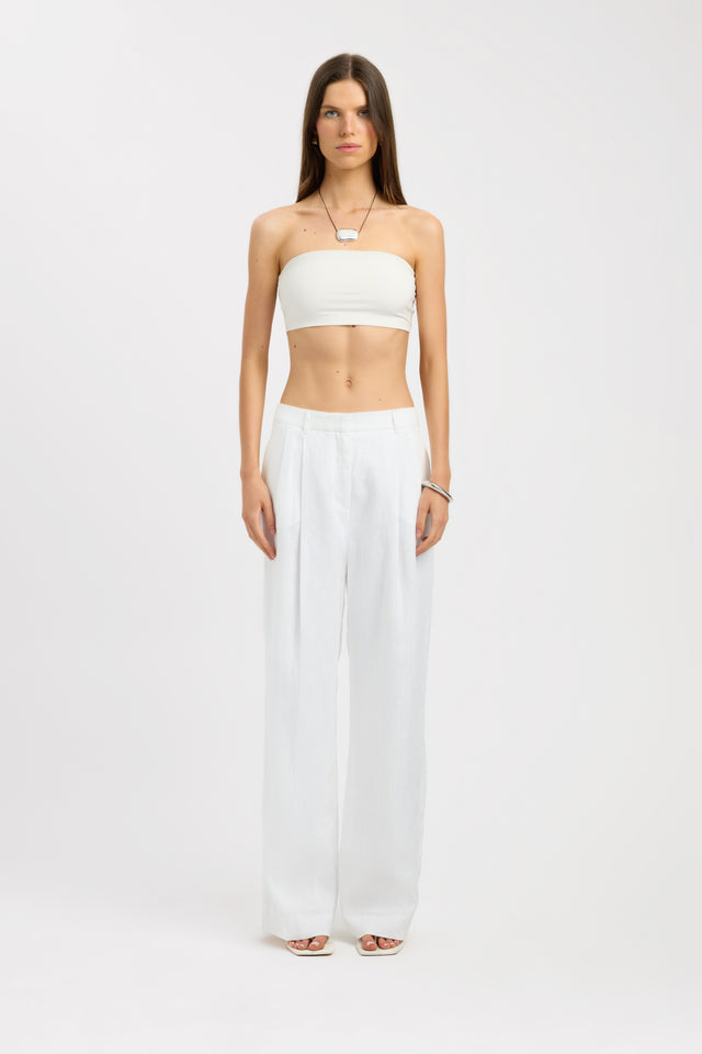 side Palm Pleated Pant Kookai Wide-leg High-rise womens-regular-pants 