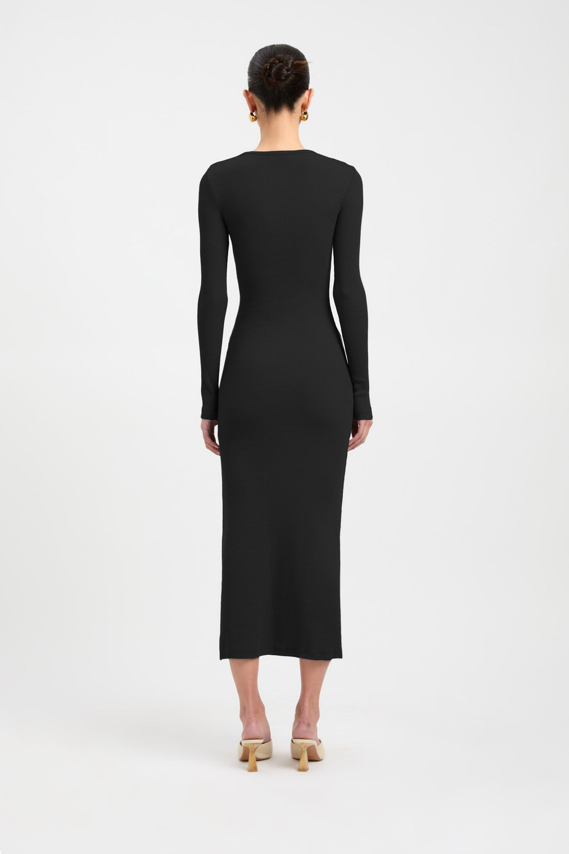 Buy Emmett Merino Wool Dress Black Online | Australia
