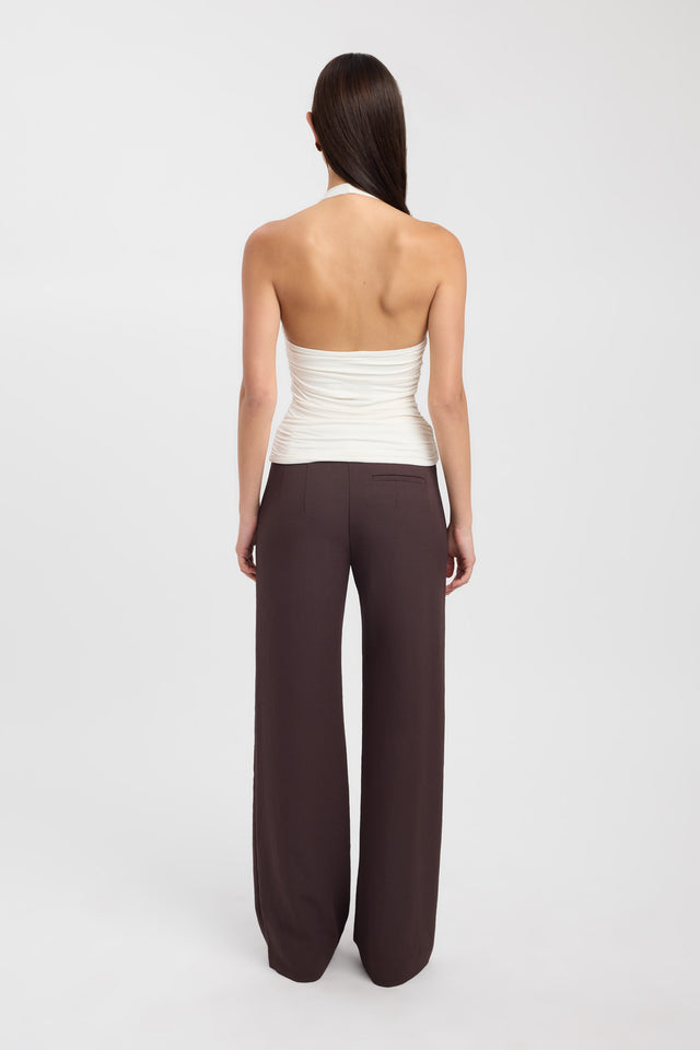 back Zayla Top Kookai Fitted V-neck Sleeveless Womens-Blouse 