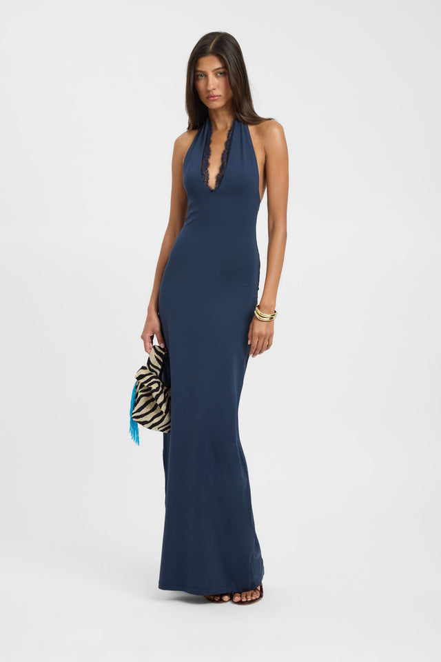 Lila Lace Maxi Dress
