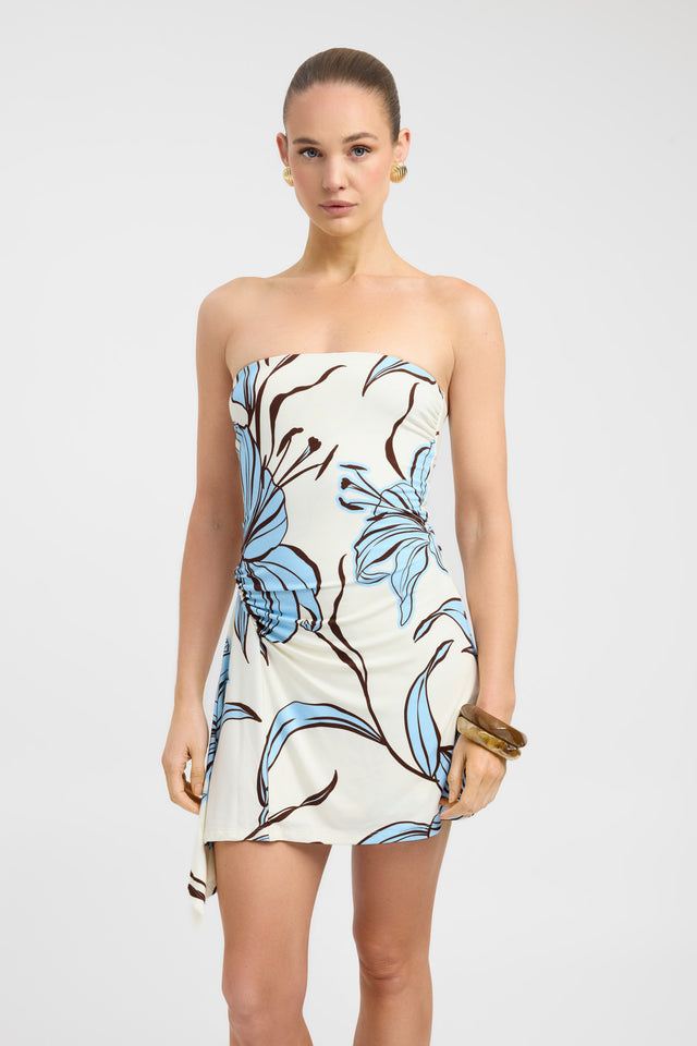 front Willow Mini Dress Kookai Bodycon Mini Fitted Straight womens-dresses 