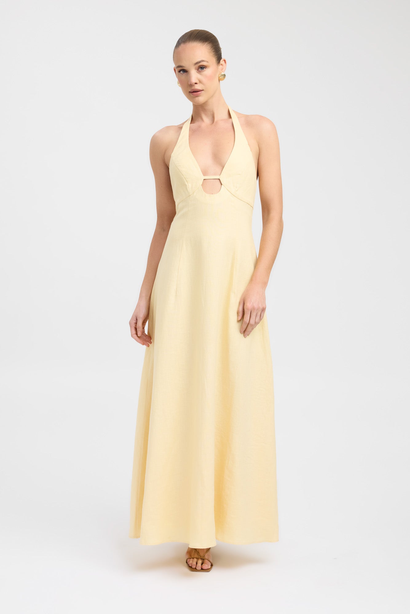 Palm Halter Maxi Dress KOOKA Australia Palm Halter Maxi Dress KOOKA Australia