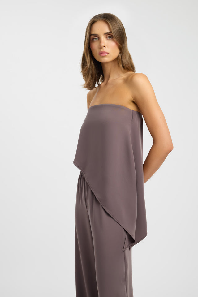 Maria Strapless Asymmetric Top
