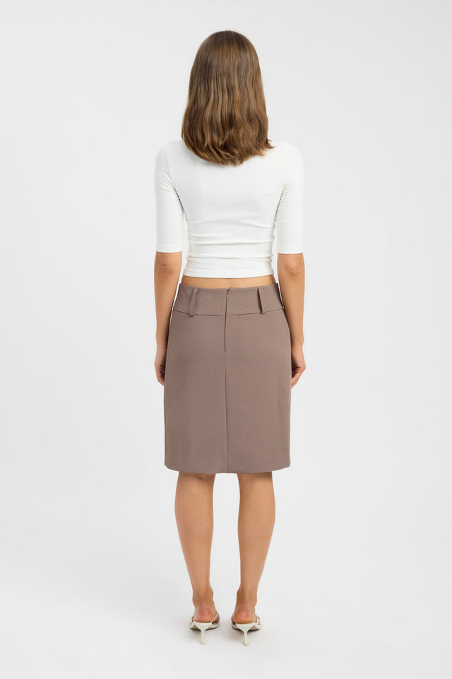 Ariel Low Rise Midi Skirt