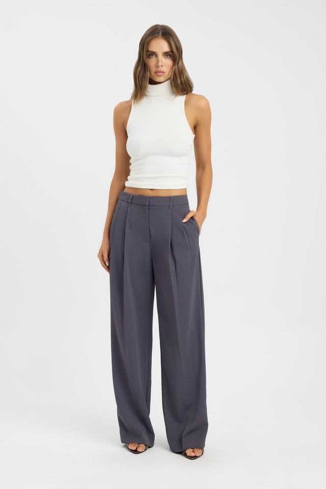 front Opal Tailored Pant Kookai Wide-leg Mid-rise womens-regular-pants 