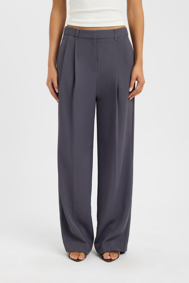 side Opal Tailored Pant Kookai Wide-leg Mid-rise womens-regular-pants 