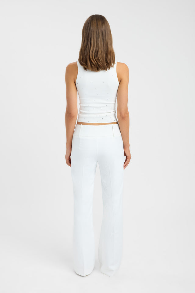 back Ariel Waistband Pant Kookai Regular Mid-rise womens-regular-pants 