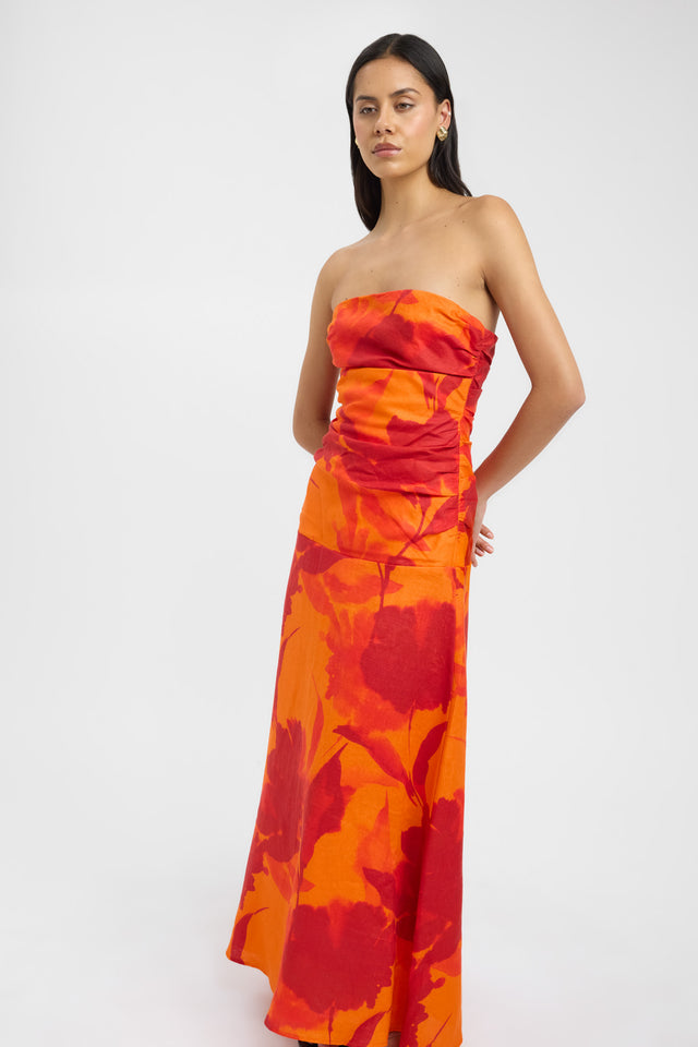 Kaia Strapless Maxi Dress KOOKA Australia Kaia Strapless Maxi Dress KOOKA Australia