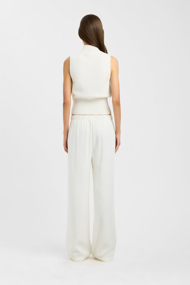back Dalton Tank Kookai Fitted Highneck Sleeveless Womens-Blouse 