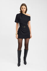 Maria Asymmetric Mini Dress