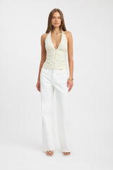 Freddy Stripe Halter Top