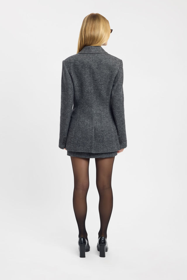 back Hudson Blazer Kookai Long sleeve Blazer Full length womens-coats-and-jackets 