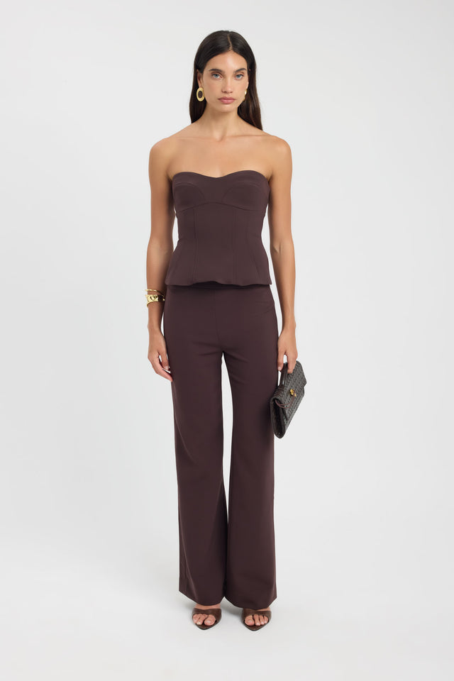 front Alto Long Flare Pants Kookai Wide-leg High-rise womens-regular-pants 