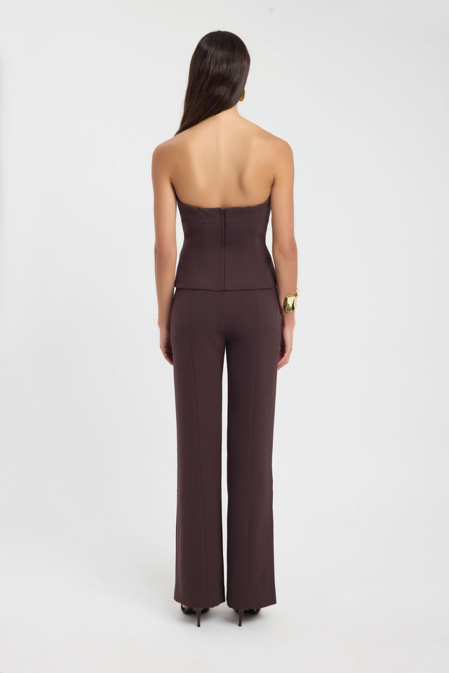 back Alto Long Flare Pants Kookai Wide-leg High-rise womens-regular-pants 
