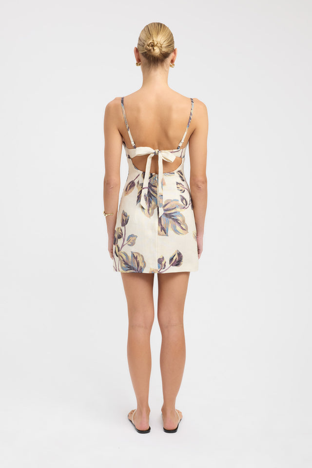 back Isla Mini Dress Kookai Straight Mini Fitted Sweetheart womens-dresses 