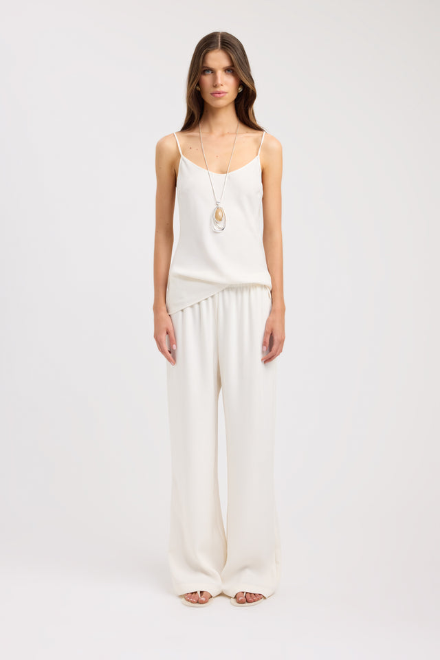 side Maria Long Cami Kookai Relaxed Scoopneck Sleeveless Womens-Blouse 