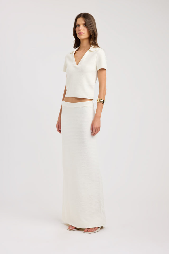 side Florida Maxi Skirt Kookai Straight Maxi womens-skirts 