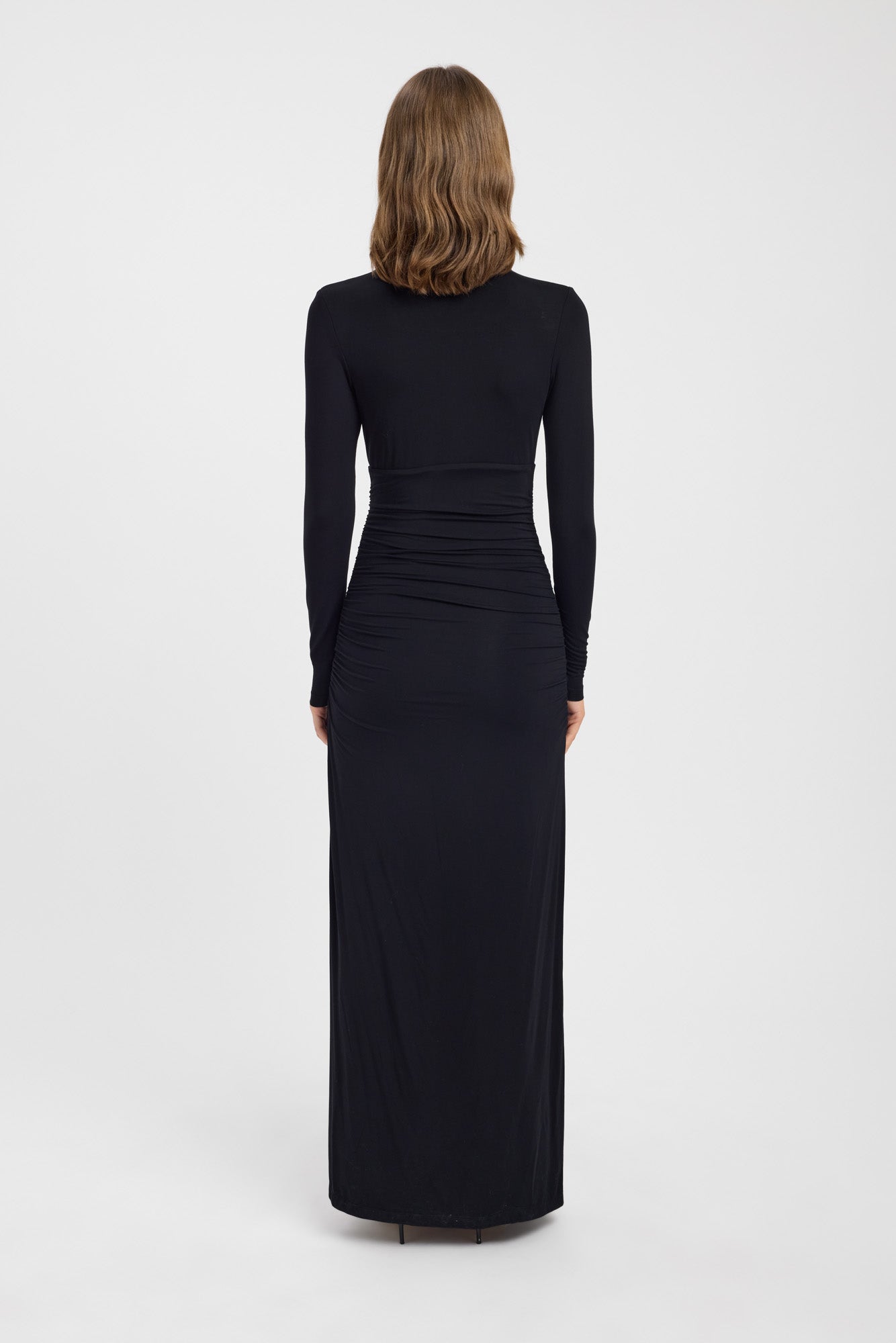 kookai black long sleeve dress Solis Maxi Dress